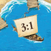 Barque d'un port 3:1
