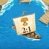 Barque du port 2:1 blé