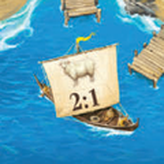 Barque du port 2:1 laine